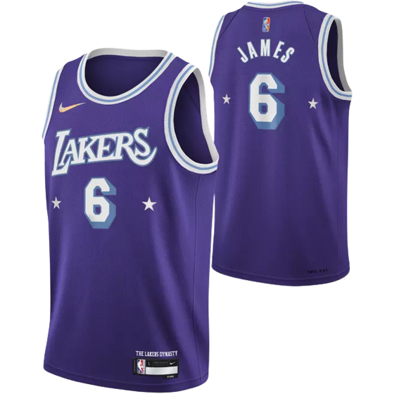 גופיית NBA לוס אנג’לס לייקרס - סגול כחול