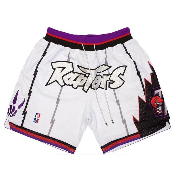 מכנסי NBA קצרים טורנטו ראפטורס .Just don לבן סגול