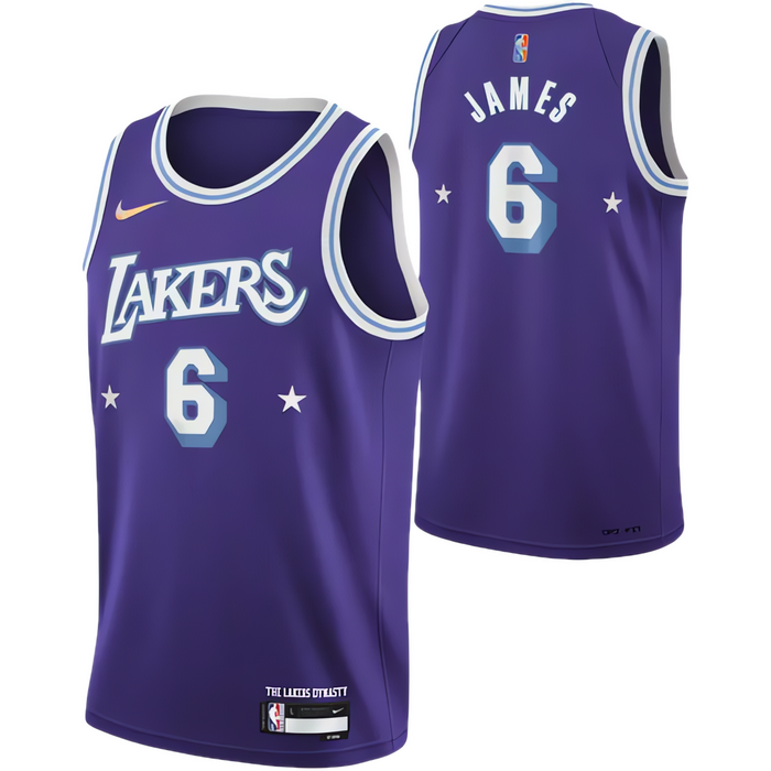 גופיית NBA לוס אנג’לס לייקרס - סגול כחול