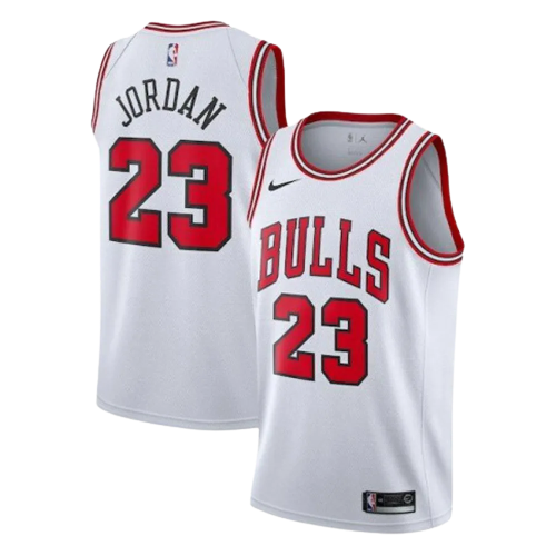 גופיית NBA שיקאגו בולס לבן