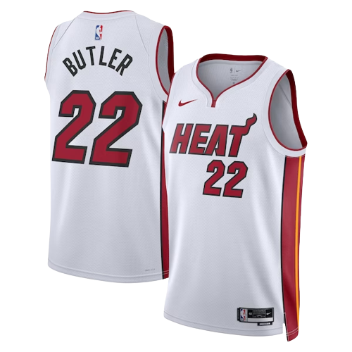 גופיית NBA מיאמי היט לבן