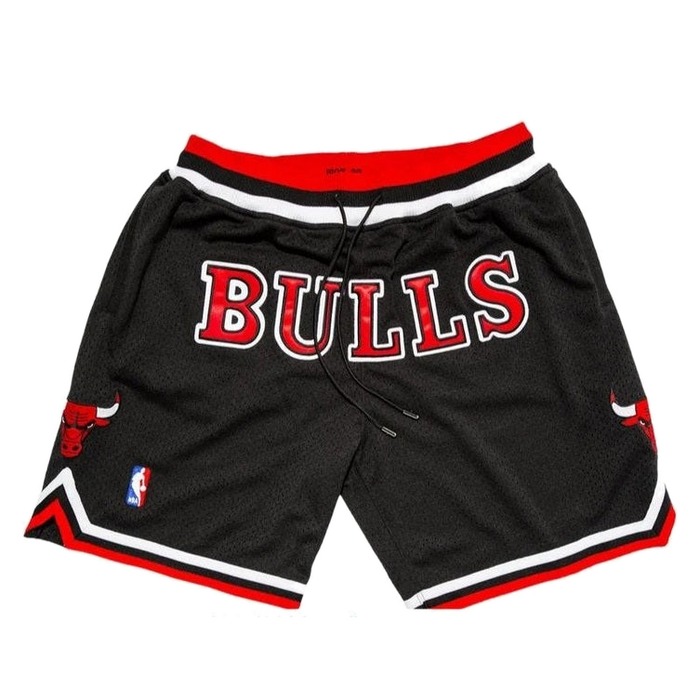 מכנסי NBA קצרים שיקגו בולס Just don שחור אדום