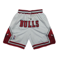 מכנסי NBA קצרים שיקגו בולס Just don לבן