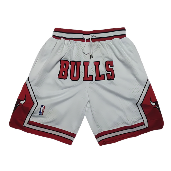מכנסי NBA קצרים שיקגו בולס Just don לבן