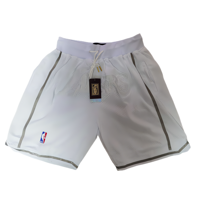 מכנסי NBA קצרים - ל.א לייקרס - Just don - לבן