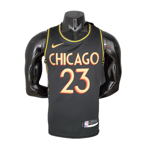 גופיית NBA שיקאגו בולס שחור (גרסת Team City)