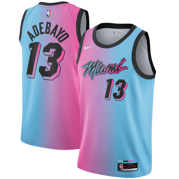 גופיית NBA מיאמי היט תכלת ורוד