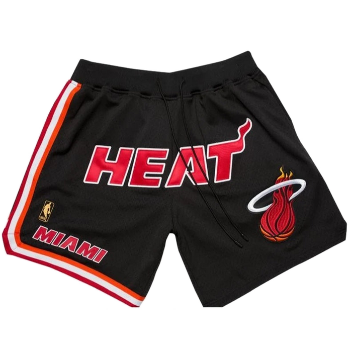 מכנסי NBA קצרים מיאמי היט Just don שחור אדום