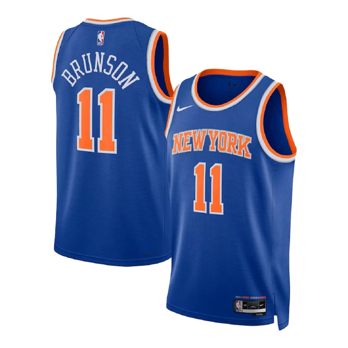 גופיית NBA ניו יורק ניקס כחולה - ג'יילן ברונסון