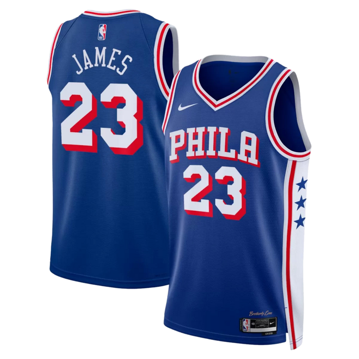 גופיית NBA פילדלפיה 76 לברון ג'יימס - כחול