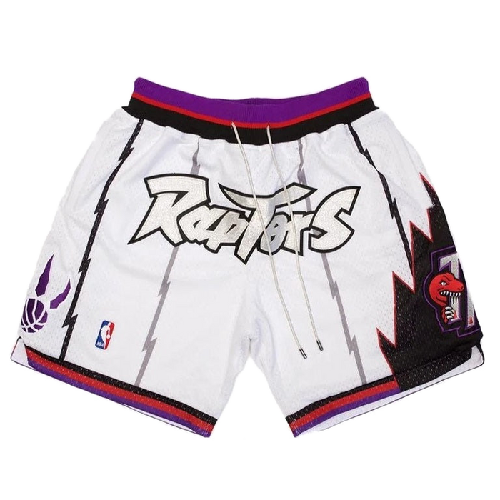 מכנסי NBA קצרים טורנטו ראפטורס .Just don לבן סגול