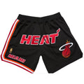 מכנסי NBA קצרים מיאמי היט Just don שחור אדום