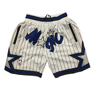 מכנסי NBA קצרים אורלנדו מג'יק Just don לבן חזית
