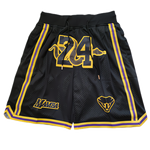 מכנסי NBA קצרים ל.א לייקרס Just don בלאק ממבה 24 חזית
