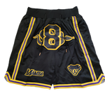 מכנסי NBA קצרים ל.א לייקרס Just don בלאק ממבה 8 חזית