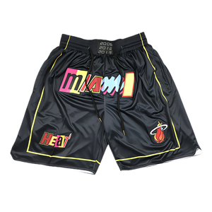 מכנסי NBA קצרים - מיאמי היט - Just don חזית