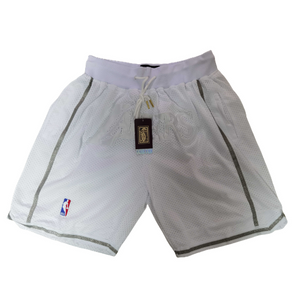 מכנסי NBA קצרים - ל.א לייקרס - Just don - לבן