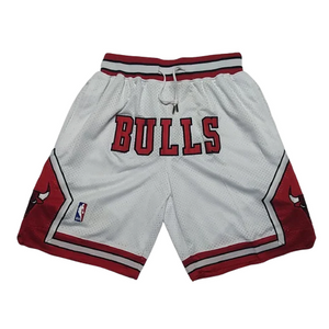מכנסי NBA קצרים שיקגו בולס Just don לבן