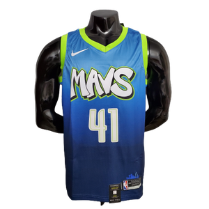 גופיית NBA דאלאס מאבריקס כחול ירוק (City Edition)
