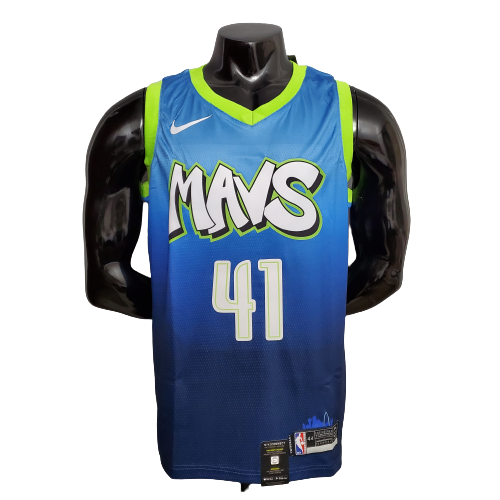 גופיית NBA דאלאס מאבריקס כחול ירוק (City Edition)