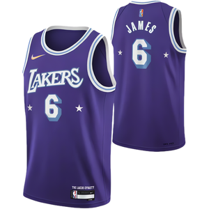 גופיית NBA לוס אנג’לס לייקרס - סגול כחול חזית