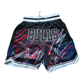 מכנסי NBA קצרים שיקגו בולס Just don שחור ספיישל