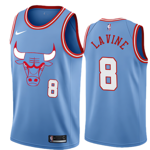 גופיית NBA שיקאגו בולס תכלת חזית
