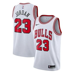 גופיית NBA שיקאגו בולס לבן