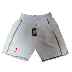 מכנסי NBA קצרים - ל.א לייקרס - Just don - לבן חזית