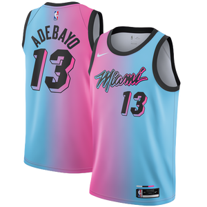 גופיית NBA מיאמי היט תכלת ורוד