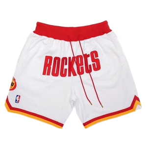 מכנסי NBA קצרים יוסטון רוקטס Just don לבן אדום חזית