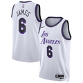 גופיית NBA לוס אנג’לס לייקרס לבן סגול