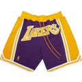 מכנסי NBA קצרים ל.א לייקרס Just don סגול צהוב