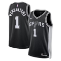 גופיית NBA סן אנטוניו ספרס שחורה - ויקטור וומבניאמה
