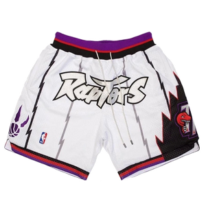מכנסי NBA קצרים טורנטו ראפטורס .Just don לבן סגול חזית